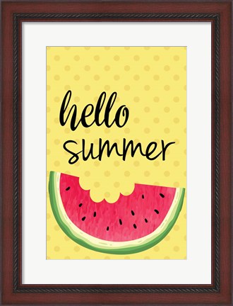 Framed Watermelon II Print