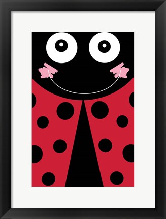 Framed Lady Bug Print