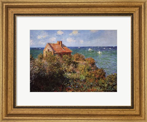 Framed Fisherman&#39;s Cottage Print