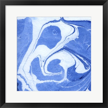 Framed Blue Marble Quad II Print