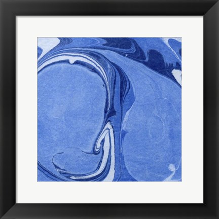 Framed Blue Marble Quad III Print