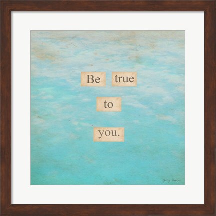 Framed Embrace Your True Self Print