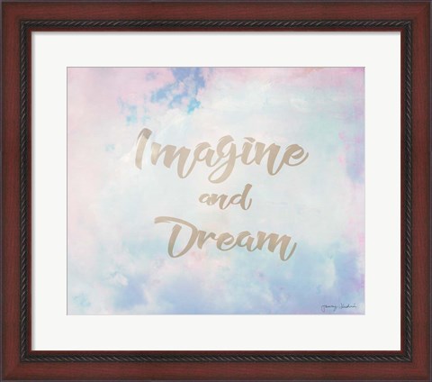 Framed Imagine and Dream Print