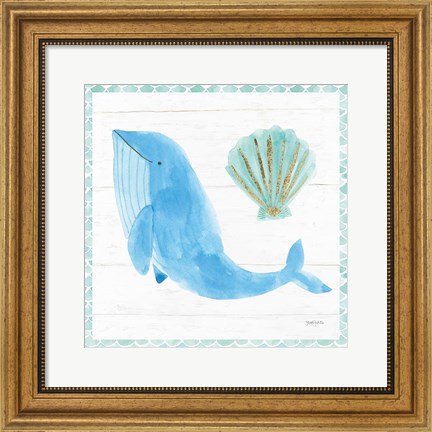 Framed Mermaid Friends VII Print