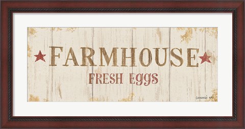 Framed Farm Patchwork XVI Print