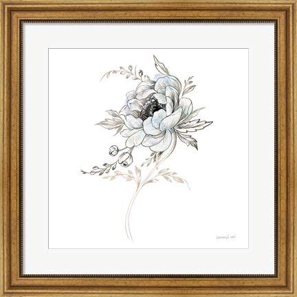 Framed Sketchbook Garden VIII Print