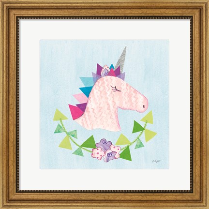 Framed Unicorn Power III Print