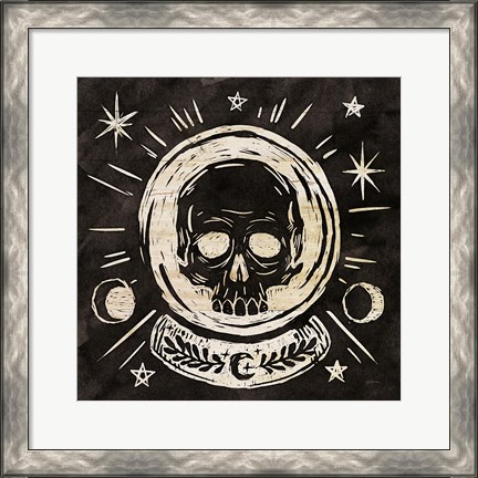 Framed Mystical Halloween Wood III Print