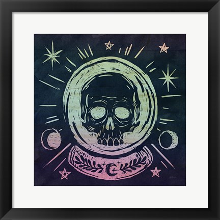 Framed Mystical Halloween Jewel III Print