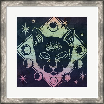 Framed Mystical Halloween Jewel IV Print