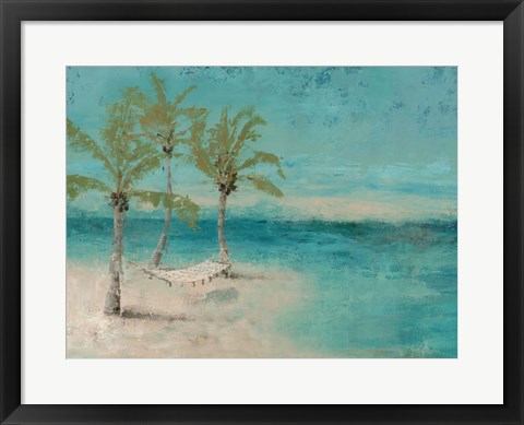 Framed Beach Day Landscape II Print