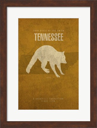 Framed TN State of the Union Print