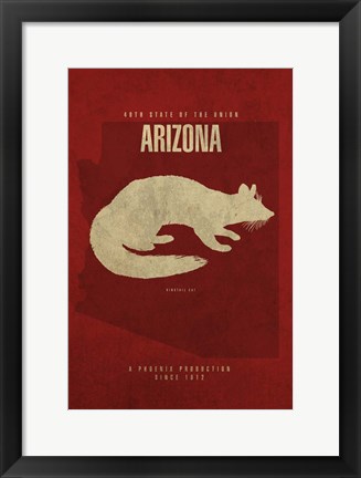 Framed AZ State of the Union Print