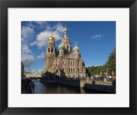 Framed Church of the Savior on Blood, St. Petersburg, Russia Print