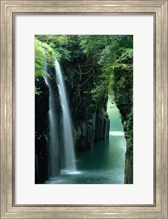 Framed Waterfall Miyazaki Japan Print
