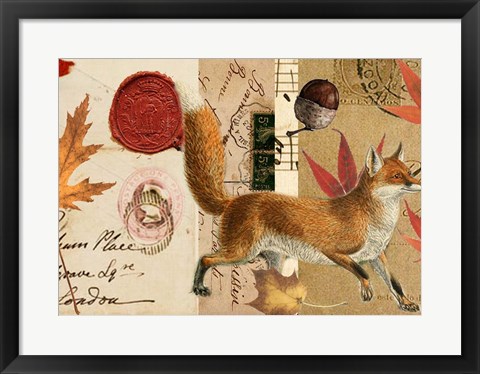 Framed Autumn Fox Print