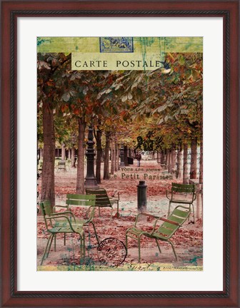 Framed Autumn Tuileries Print