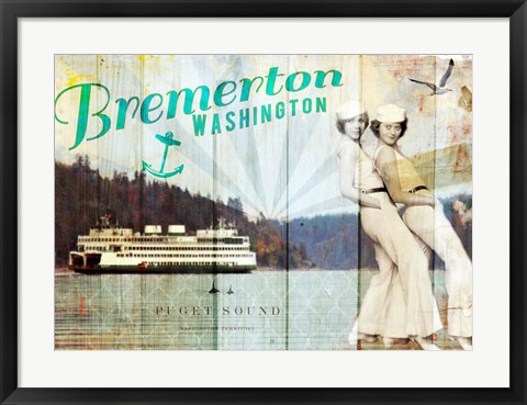 Framed Bremerton Girls Print