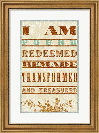 Framed Redeemed Print