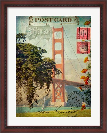 Framed San Francisco CA Print