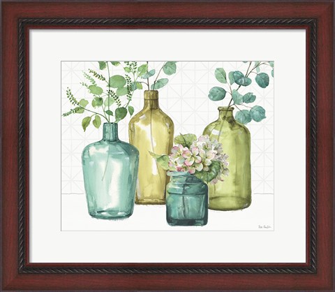 Framed Mixed Greens LXII Print
