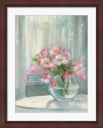 Framed Spring Bouquet II Crop Print