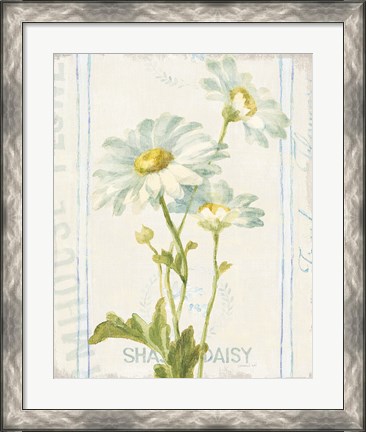 Framed Floursack Florals III Print