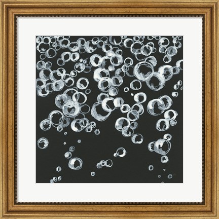 Framed Bubbles II Print