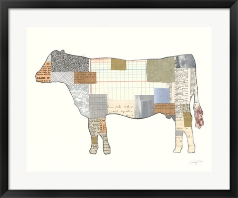 Framed Farm Sweet Farm Element II Print