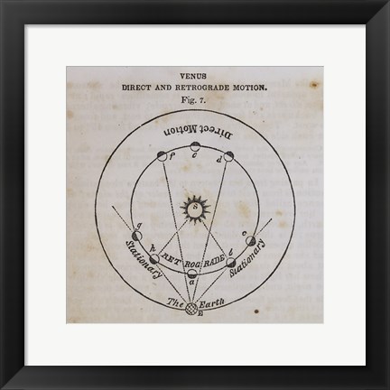 Framed Geography of the Heavens IX Print