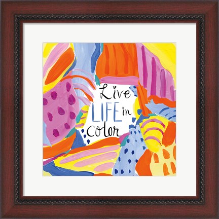 Framed Abstract Affirmations III Print