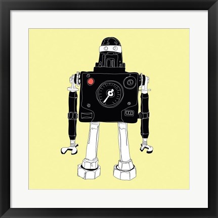 Framed Ninja Robot Print