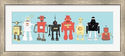 Framed Robot Horizon Print