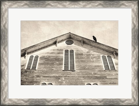 Framed Fort Halifax Crow Print