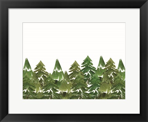 Framed Trees in a Row I Print