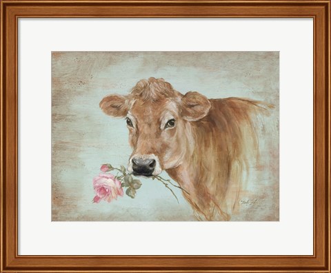 Framed Miss Moo Print