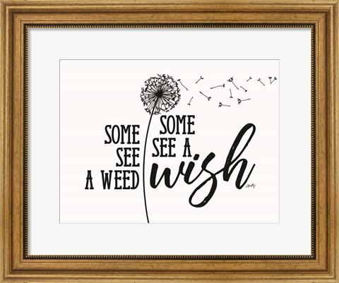 Framed Wish Print