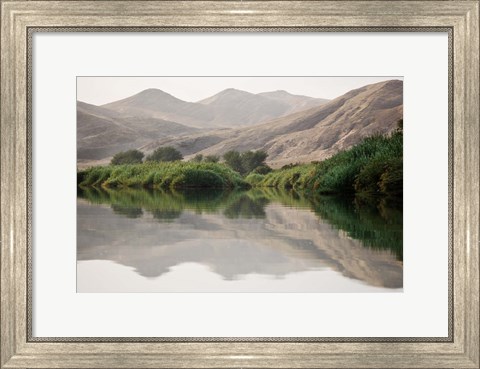 Framed Greenery Along the Banks of the Kunene River, Namibia Print