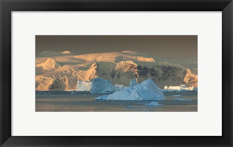Framed Iceberg, Antarctica Print