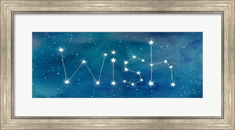 Framed Star Sign Wish Print