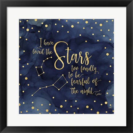 Framed Oh My Stars IV Stars Print