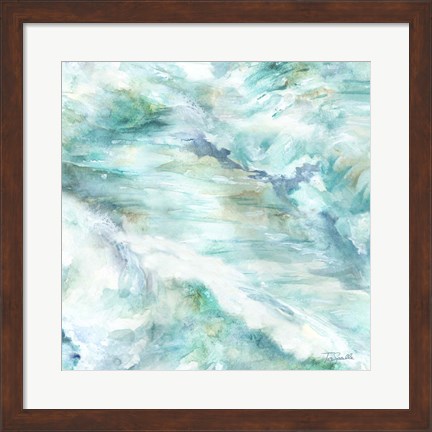 Framed Ocean Waves II Print