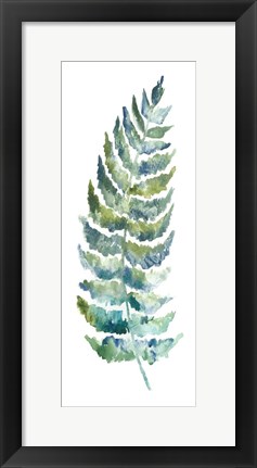 Framed Botanical Fern Single III Print