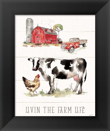 Framed Country Life III Print