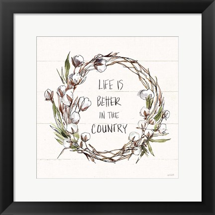 Framed Country Life VII Print