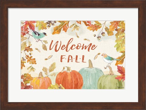 Framed Falling for Fall I Print
