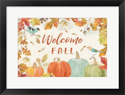 Framed Falling for Fall I Print
