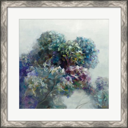 Framed Abstract Hydrangea Print