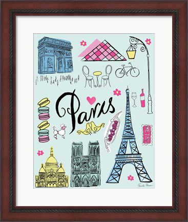 Framed Travel Paris Print