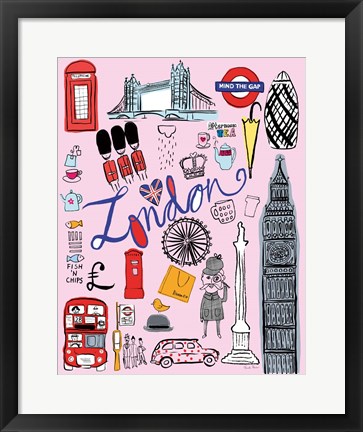 Framed Travel London Print
